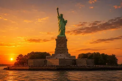 New York City Skyline Sunset and Night Cruise