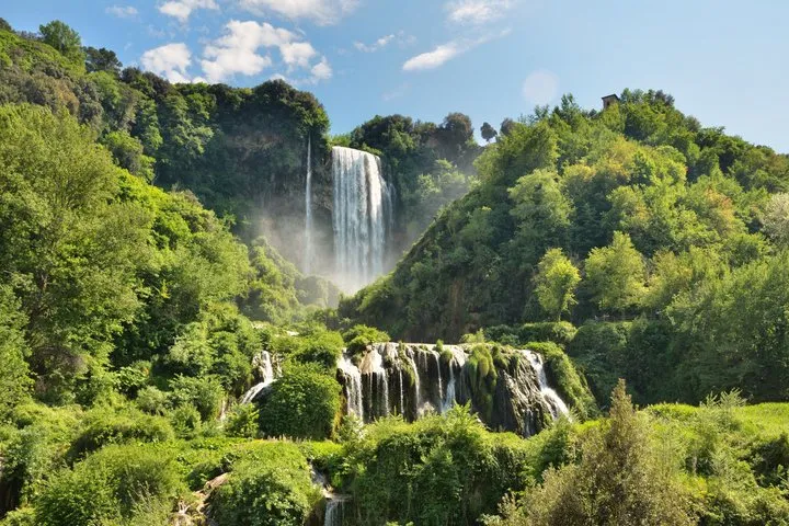 Marmore Falls and Medieval Narni Day Trip with Transport