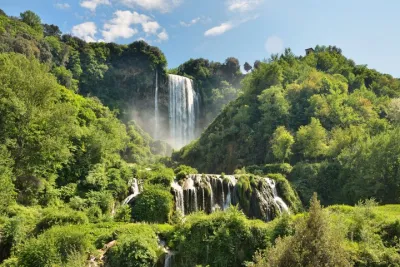 Marmore Falls and Medieval Narni Day Trip with Transport