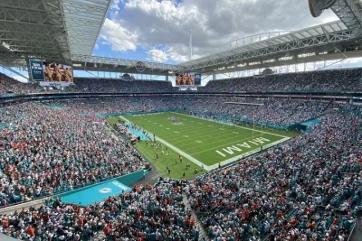 Miami Dolphins Football Game at Hard Rock Stadium
