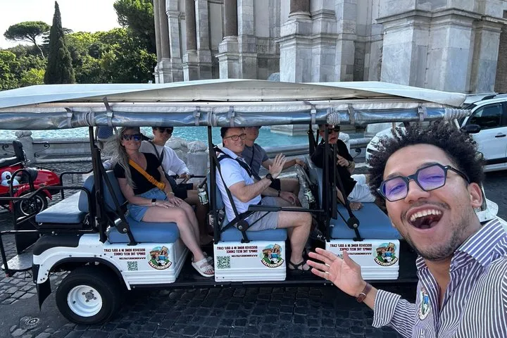 Rome in Golf Cart Trastevere and Jewish Ghetto