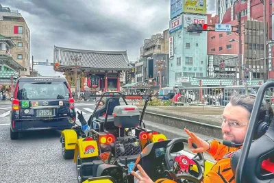 Tokyo Oldtown and Skytree Go Kart Tour from Nihonbashi