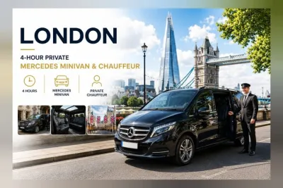 London: 4-Hour Private Mercedes Minivan & Chauffeur