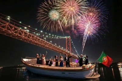 Lisbon New Year’s Eve Cruise with Fireworks on the Tagus River