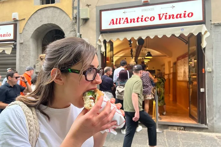 Florence Food Tour with Antico Vinaio skip the line
