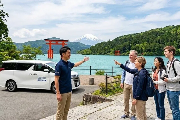 Mt. Fuji and Hakone Area Tour from Tokyo with Guide & Vehicle