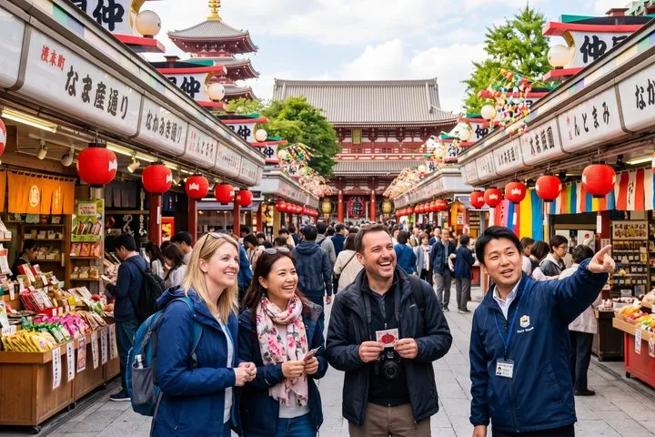 Tokyo Shopping Street Hopping Private Tour with Government Licensed Guide