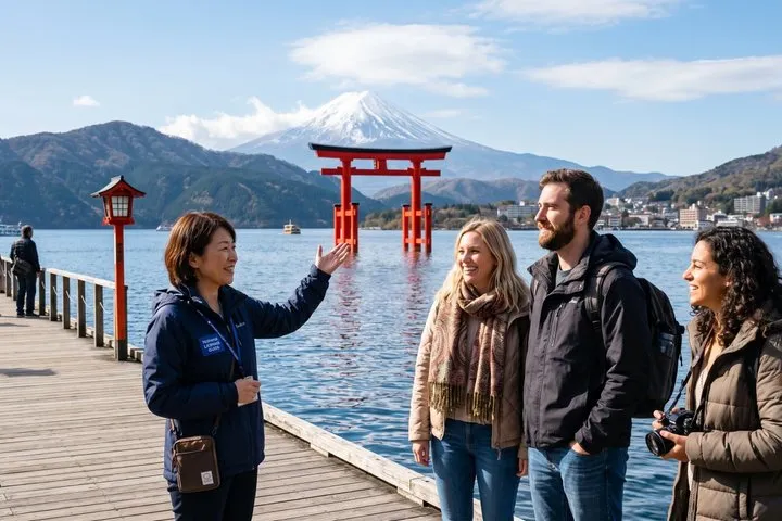 Hakone Full-Day Private Tour(Tokyo DEP.) with Government-Licensed Guide