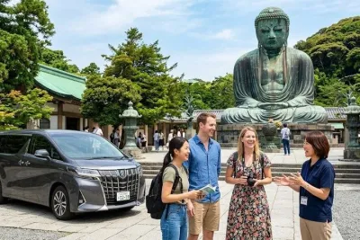 Kamakura Full Day Tour with Licensed Guide and Vehicle from Tokyo