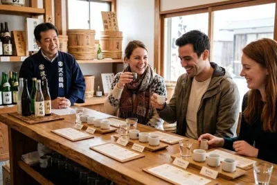 Tokyo Private 4hr Sake Tour with Government Licensed Guide