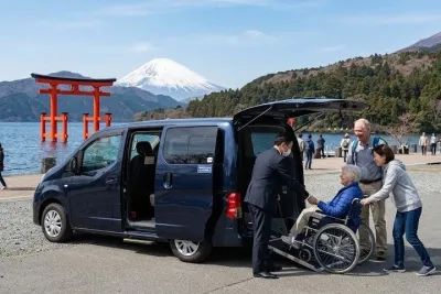 Barrier Free Transportation in Hakone, No Guide (Tokyo Dep.)