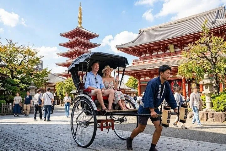 Tokyo 6 hr Private Guided Tour & Rickshaw Experience