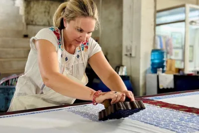 Jaipur Shopping Tour with Block Printing & Stone Work Workshop