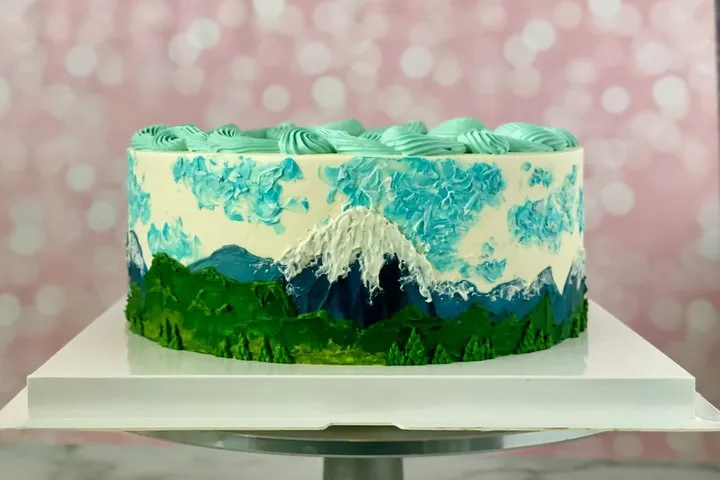 Paint Mount Rainier: Asian Bakery Workshop at #1 Culinary School