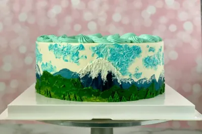 Paint Mount Rainier: Asian Bakery Workshop at #1 Culinary School
