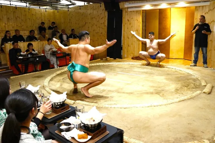 Tokyo: Sumo Entertainment Show with Chicken Hot Pot & Geisha