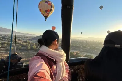 Eternal Experience : Balloon flight + breakfast + tour from CDMX
