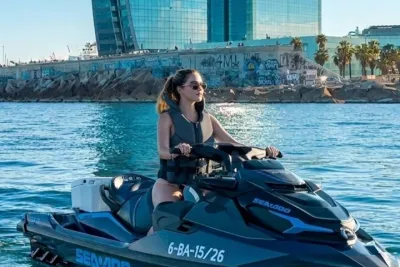 Barcelona Jetski 90 min Premium Experience w/ Photos and Drinks