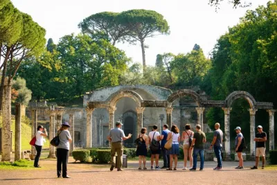 Rome to Villa Adriana Private Day Trip by Train with Tickets