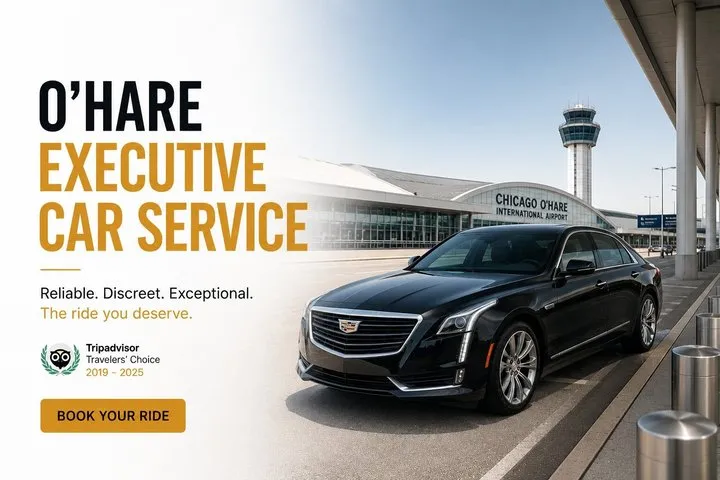 O'Hare Airport Transfer to Chicago, Sedan, Curbside - Top Rated