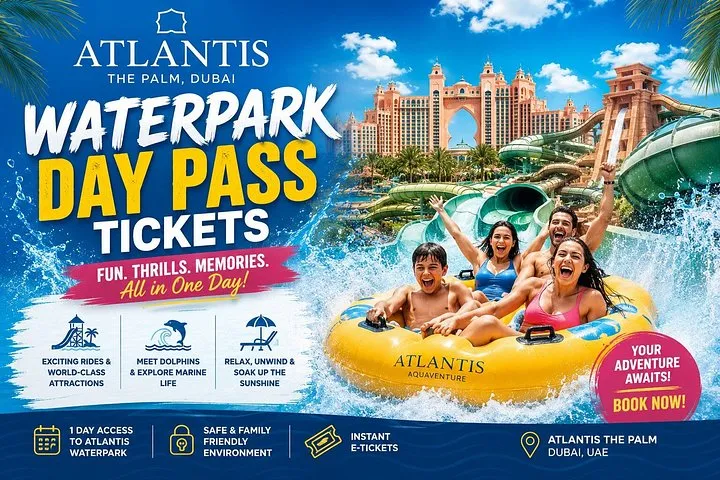 Atlantis Waterpark Day Pass Tickets