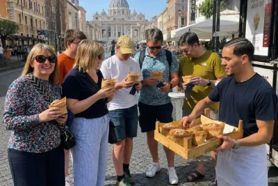 Rome Aperitivo Foodie Private Tour with Vatican Views and Drinks