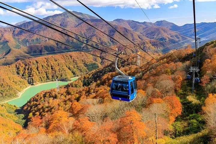 Niigata Autumn Leaves: Naeba Dragondola & Tashiro Ropeways