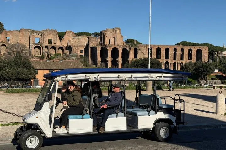 Rome Catacombs Baths of Caracalla Golf Cart Tour