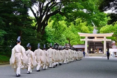 UNESCO Japanese Court Music, Miko Dance & Prayer at Meiji Jingu