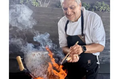 Greek Fire and Smoke Cooking Class