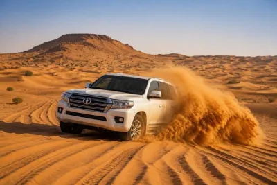 Best Dubai Desert Safari with Buffet Dinner,Sand Boarding & Shows