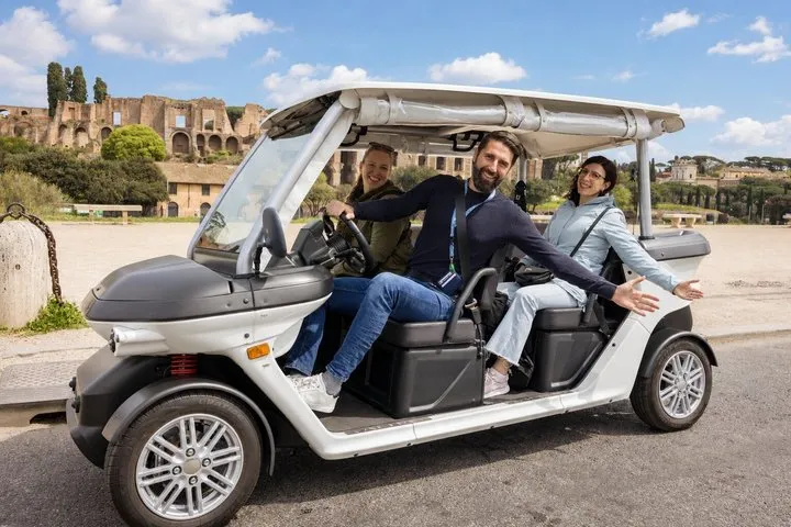 Rome Private Golf Cart Tour – Highlights&Views