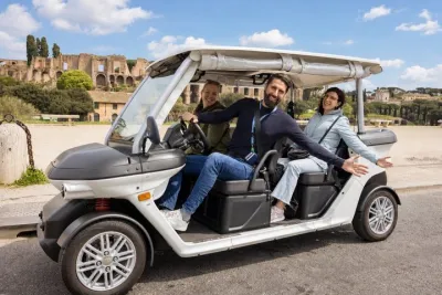 Rome Private Golf Cart Tour – Highlights&Views