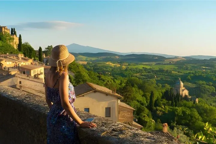 from Rome Montepulciano and Montalcino, the Wine Routes