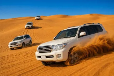 Dubai Desert Red Dune Half-Day Safari Adventure and BBQ Dinner