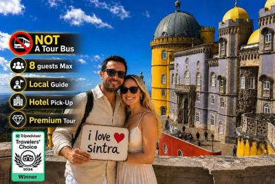 Sintra, Pena Palace, Regaleira, Cabo Roca & Cascais(Max 8 People)
