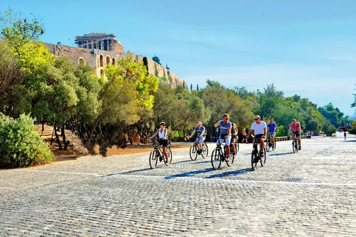 Athens Scenic Bike Tour with Regular or Electric Bike + Acropolis