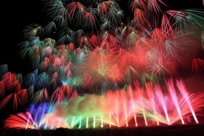 Shinmei Fireworks Festival with Reserved Chair Seating from Tokyo