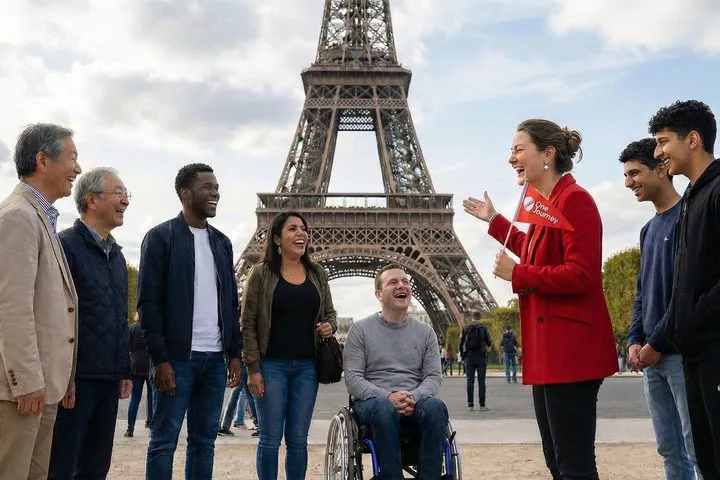 Eiffel Tower Elevator Tour with Interactive Guide+Optional Summit