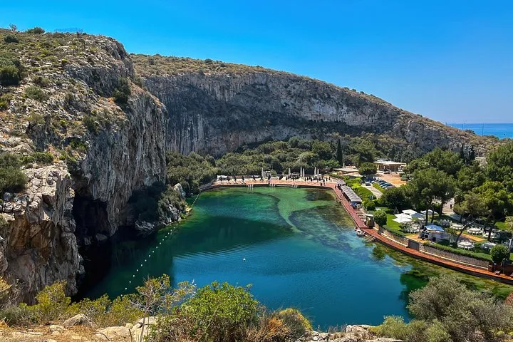 Lake Vouliagmeni Swimming and Cape Sounion Private Tour