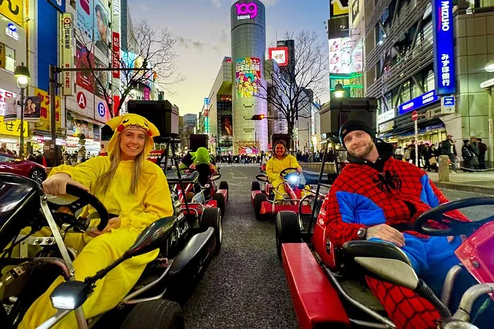 Ride Through The Streets Of Shibuya and Sinjuku By Go Kart
