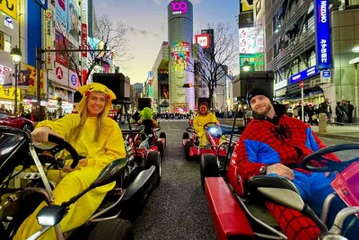 Ride Through The Streets Of Shibuya and Sinjuku By Go Kart