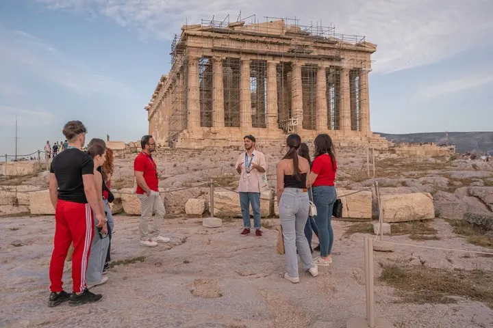 Athens: Acropolis, Parthenon Guided Walking Tour in French
