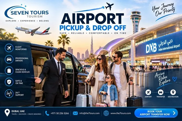 Private Dubai Airport to Hotel & Hotel to Airport 2 way Transfer