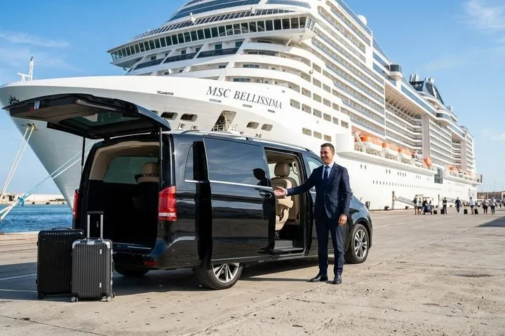 FCO Airport to Civitavecchia Port Pier Side Private Transfer