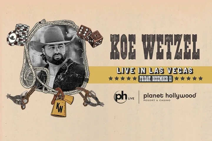 Koe Wetzel at Planet Hollywood Resort and Casino in Las Vegas