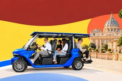 Not Just Another Golf Cart Tour: VIP Rome Highlights & Prosecco