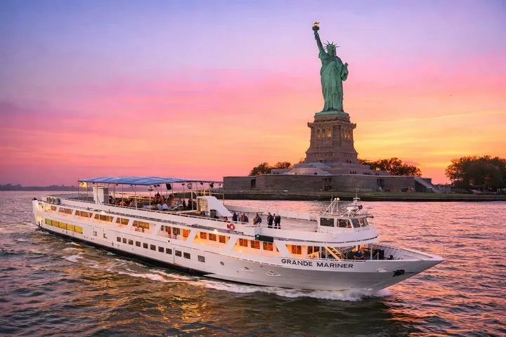 NYC Sunset Cruise with DJ, Skyline & Statue of Liberty
