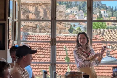 Greek Flavors Tasting Spirits with Coffee and Olive Oil