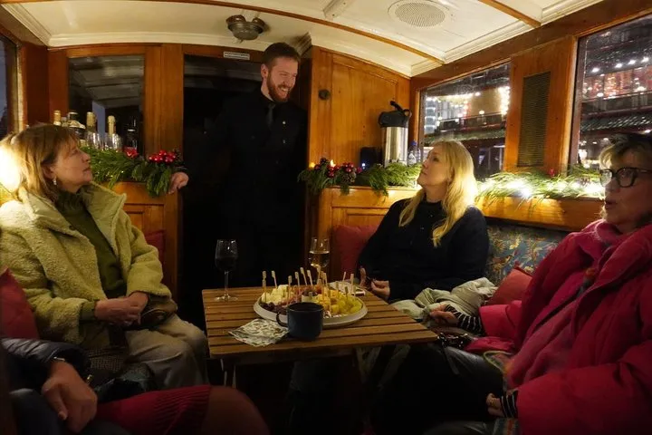 Amsterdam Light Festival Canal Cruise on a Historic Heated Boat